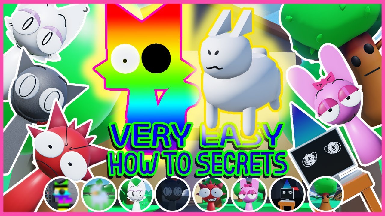 Roblox - New Update - Secret Badge 1 And 2 - How to get 8 NEW BADGES in 3D Sprunki RP And Animations