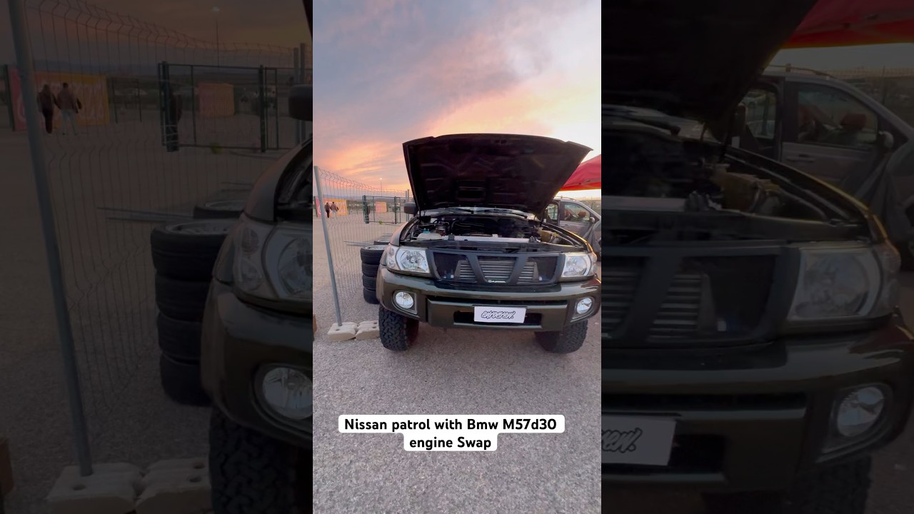 Nissan Patrol with Bmw M57d30 Engine Swap.