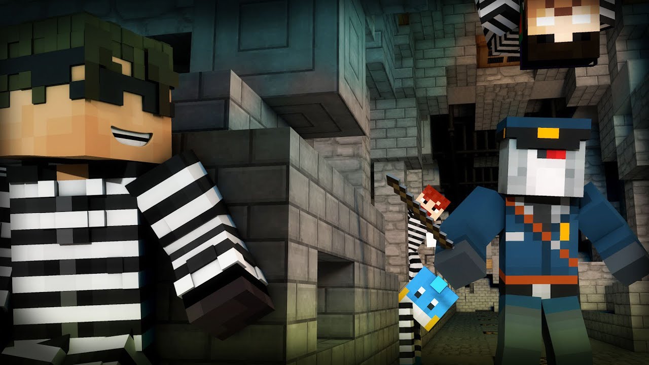 Minecraft Mini-Game: COPS N ROBBERS! (ULTIMATE BRODOWN!) /w Facecam