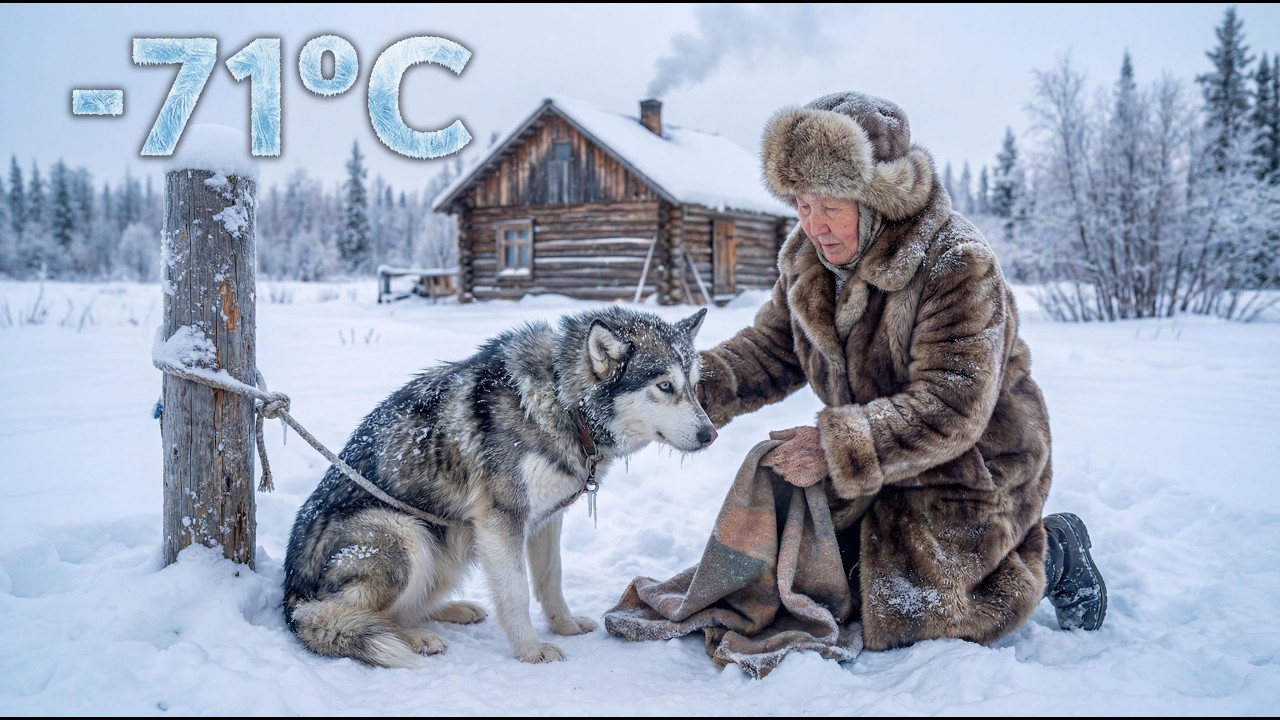 The 80 Year Old Woman Rescued an Abandoned Husky in -71°C Siberia — He Never Left Her Side Again