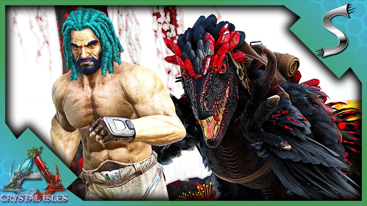MAKING A CRYSTAL DEINONYCHUS HUNTING PACK! - Ark: Crystal Isles [DLC E23]