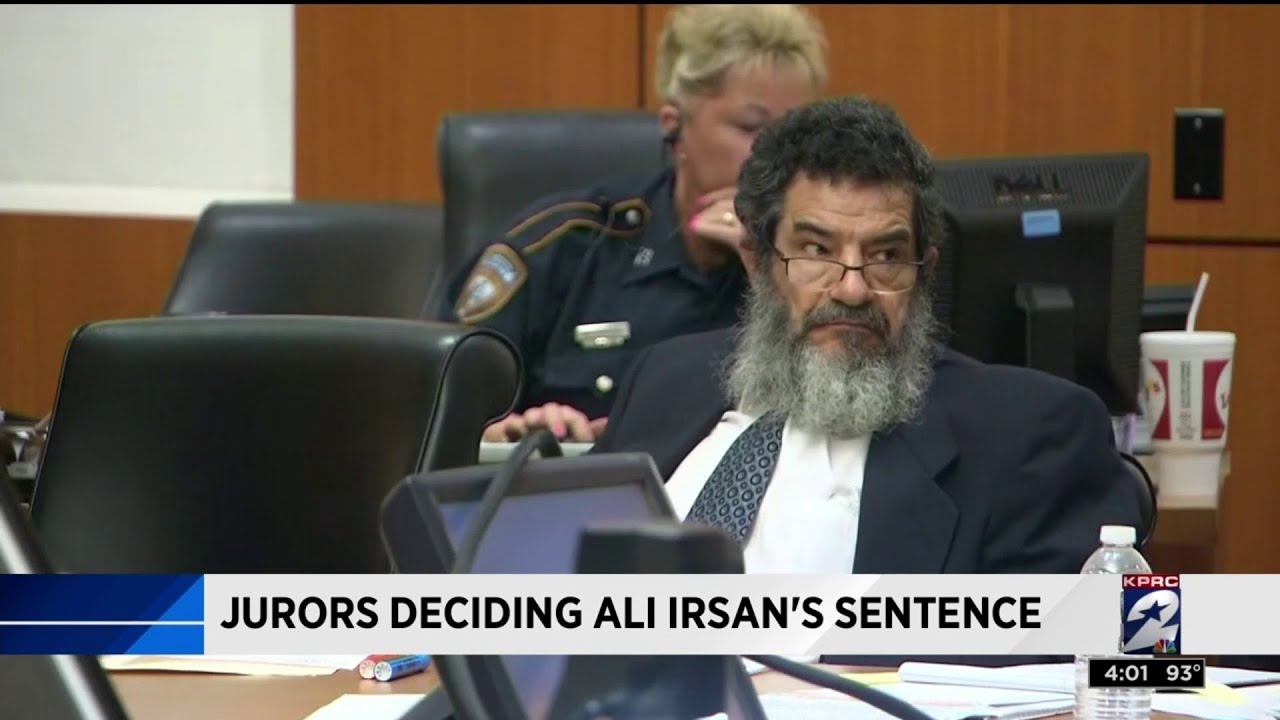 Jurors deciding Ali Irsan's sentence