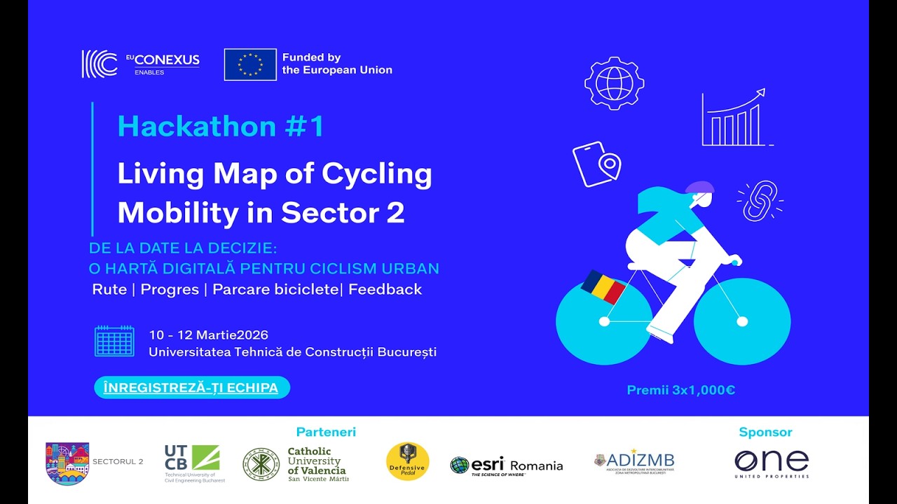 Prezentare Misiune posibila Hackathon #1Living Map of Cycling Mobility in Sector 2