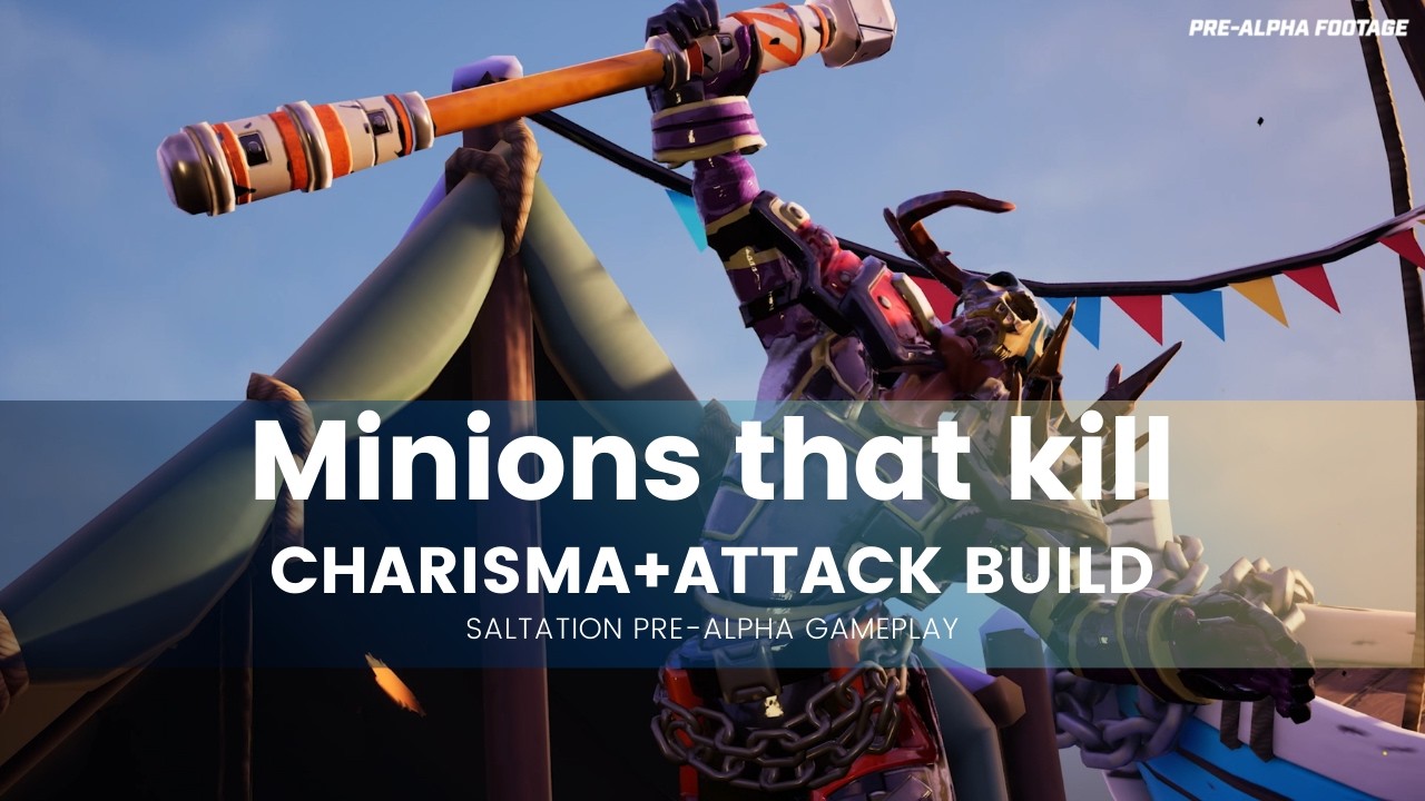 SALTATION - Charisma and Attack Build - Pre-Alpha Gameplay