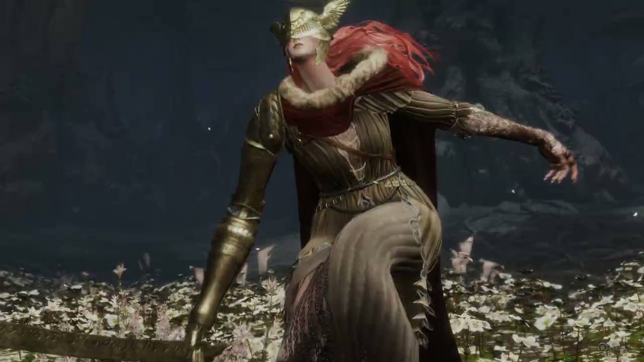 I beat Malenia for my first time! With no armor!
