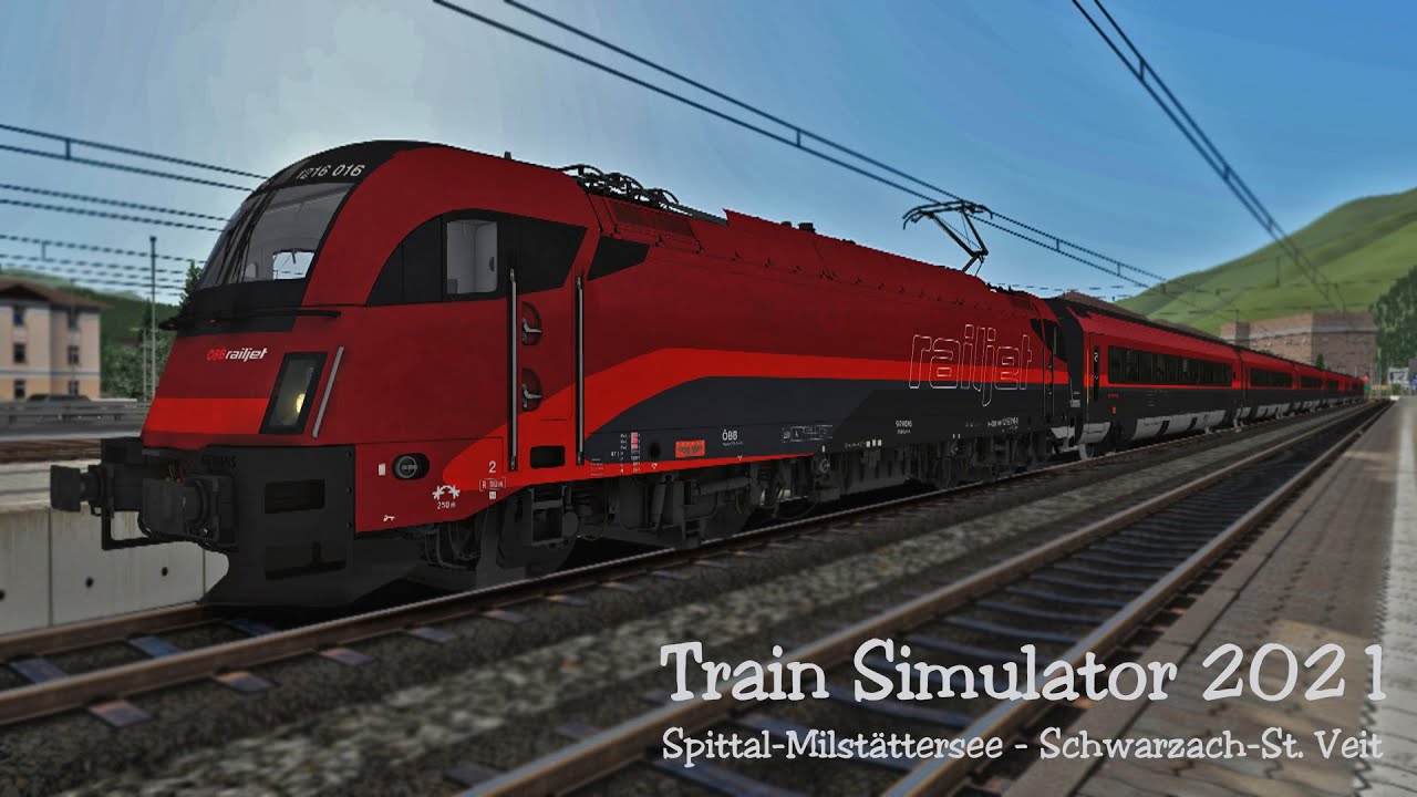 RJ 691 Spittal-Millstättersee nach Bad Gastein | Train Simulator 2021 | virt. Führerstandsmitfahrt