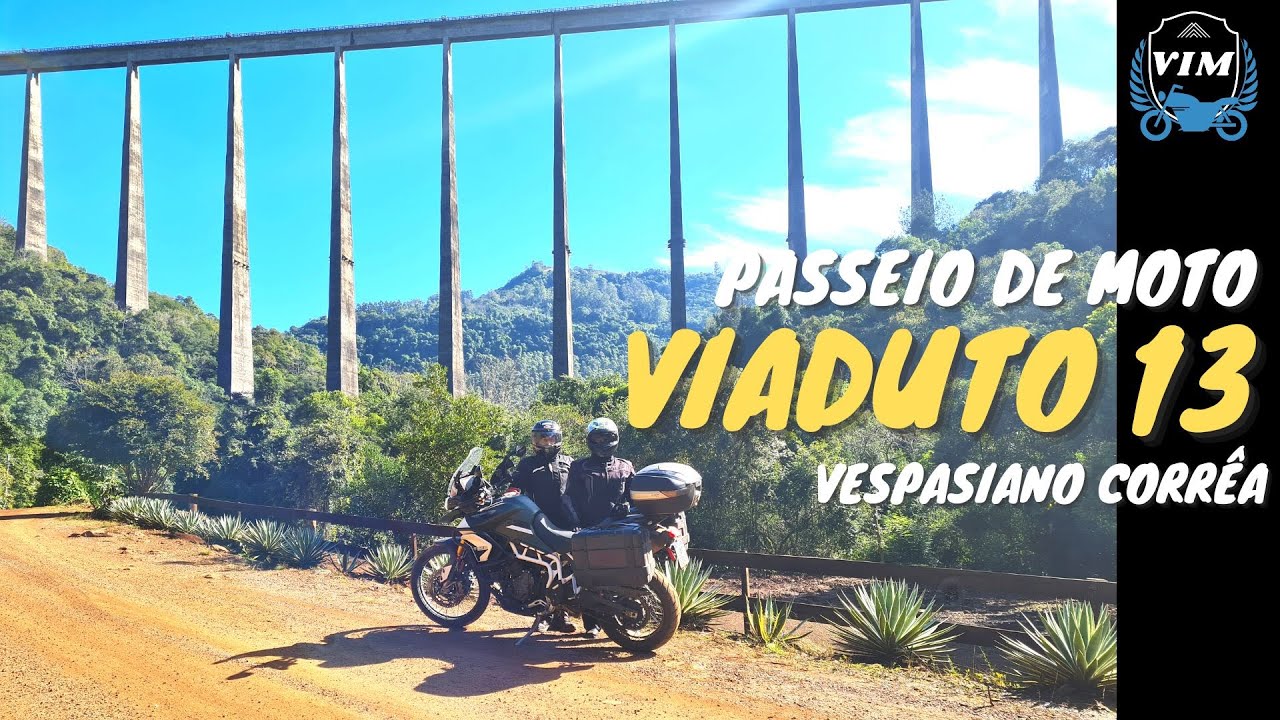 Passeio de moto até o viaduto 13 | Vespasiano Corrêa / RS