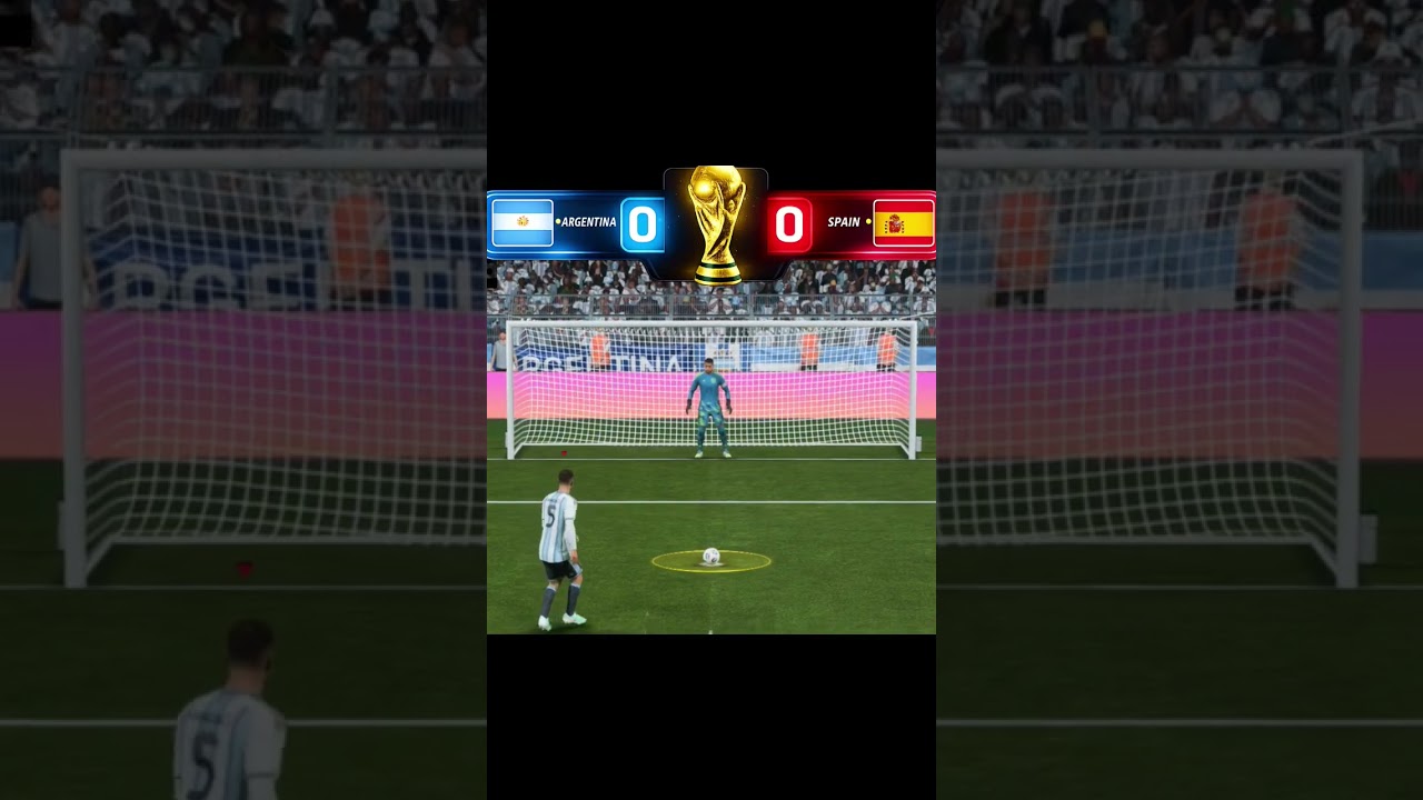 Lionel Messi Takes the Decisive Penalty vs Spain! 🔥 Argentina vs Spain Penalty Shootout  #argentina