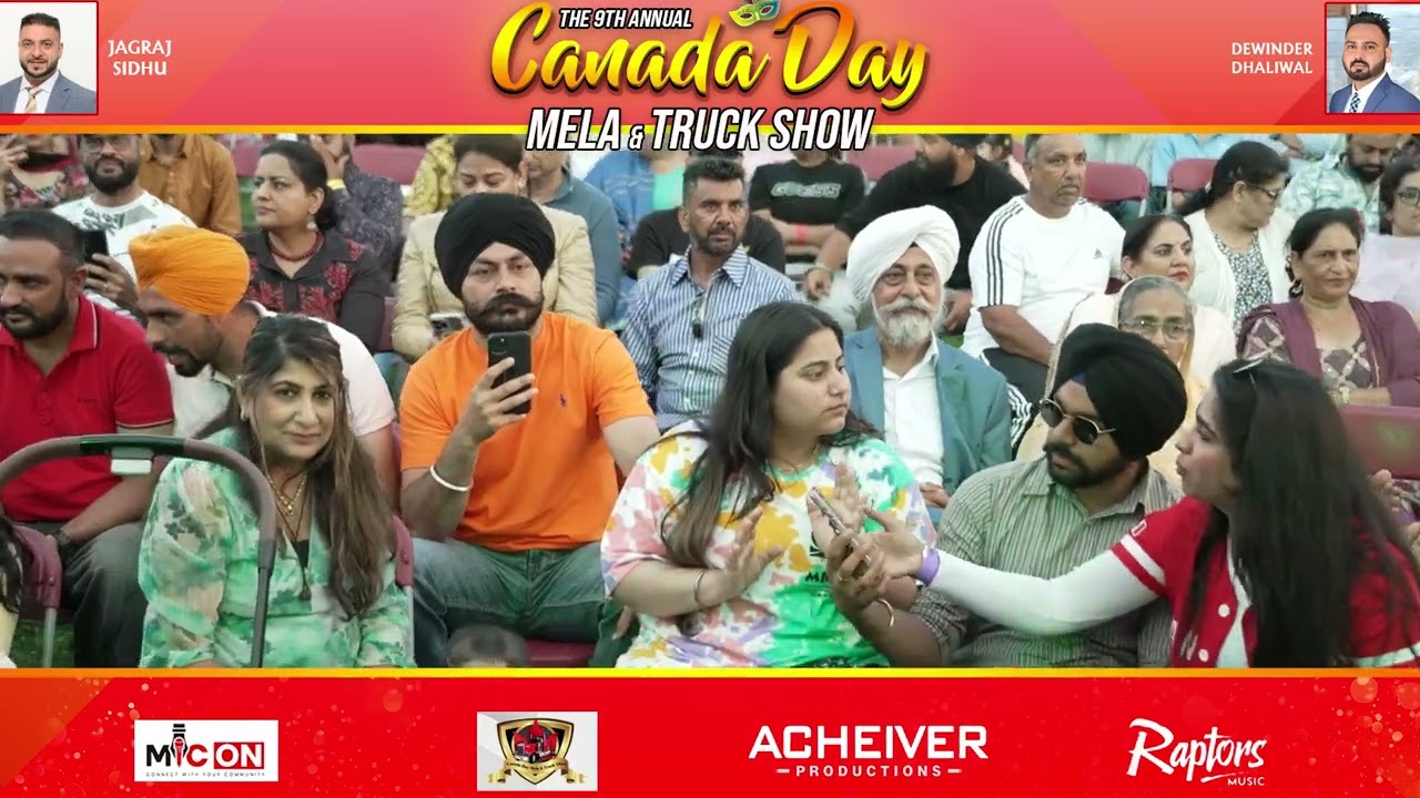 R Nait Live Performance @CanadaDayMelaand TruckShow
