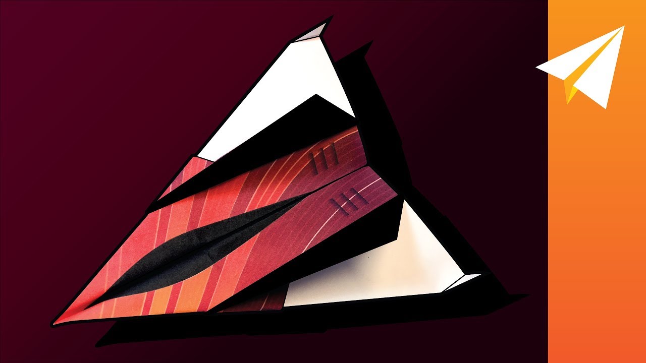How to Make a Paper Jet with Fins &mdash; Firestrike
