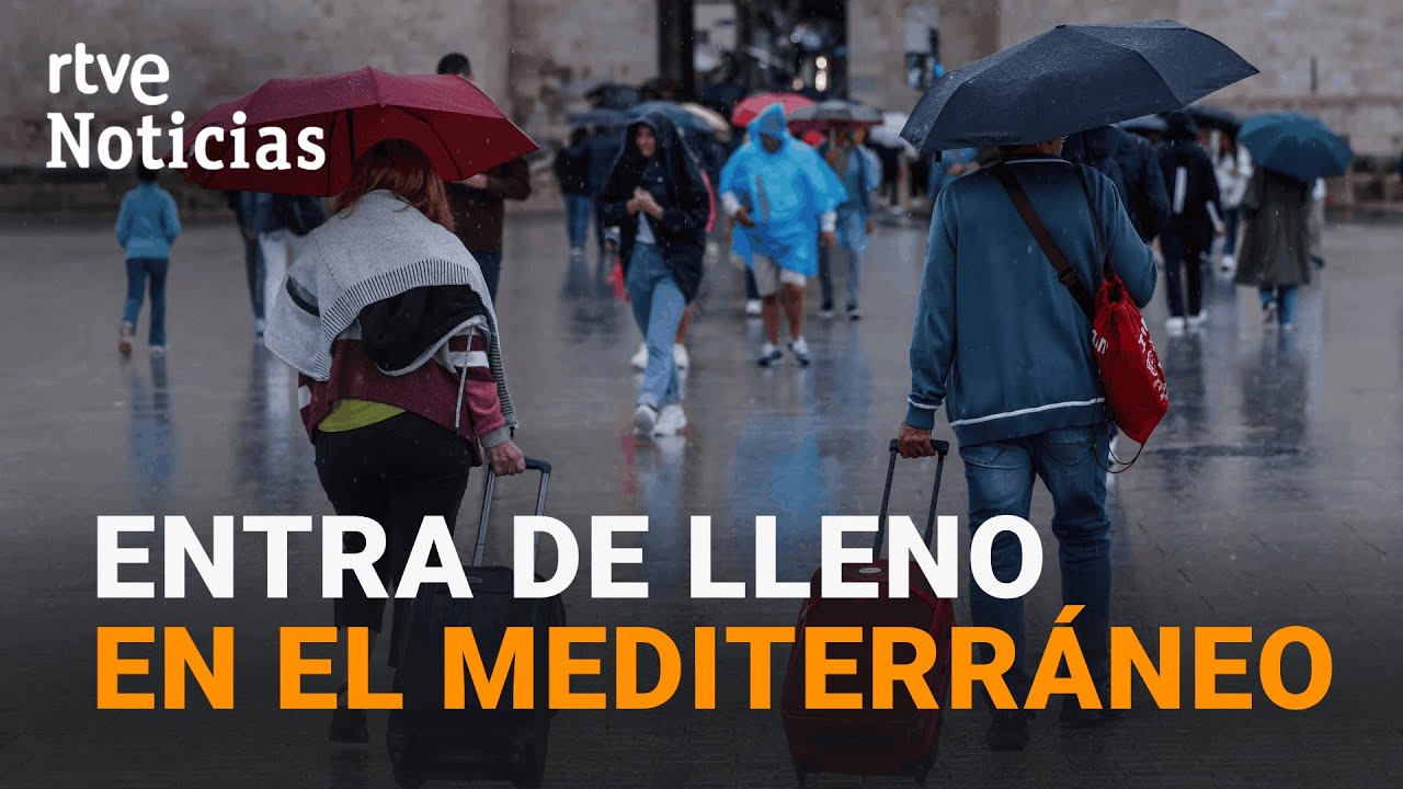 DANA ALICE: Deja FUERTES LLUVIAS en VALENCIA y activa la ALERTA ROJA en ALICANTE y MURCIA | RTVE