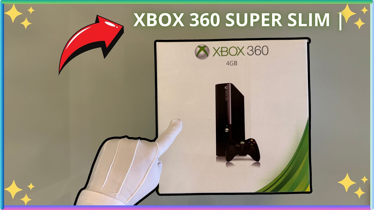 XBOX Evolution | #4 XBOX 360 SUPER SLIM | SEALED - Unboxing!!!