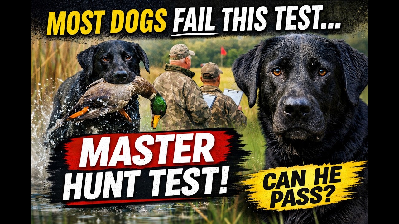One Mistake and its OVER... My Lab's 2nd AKC Master Hunt Test!