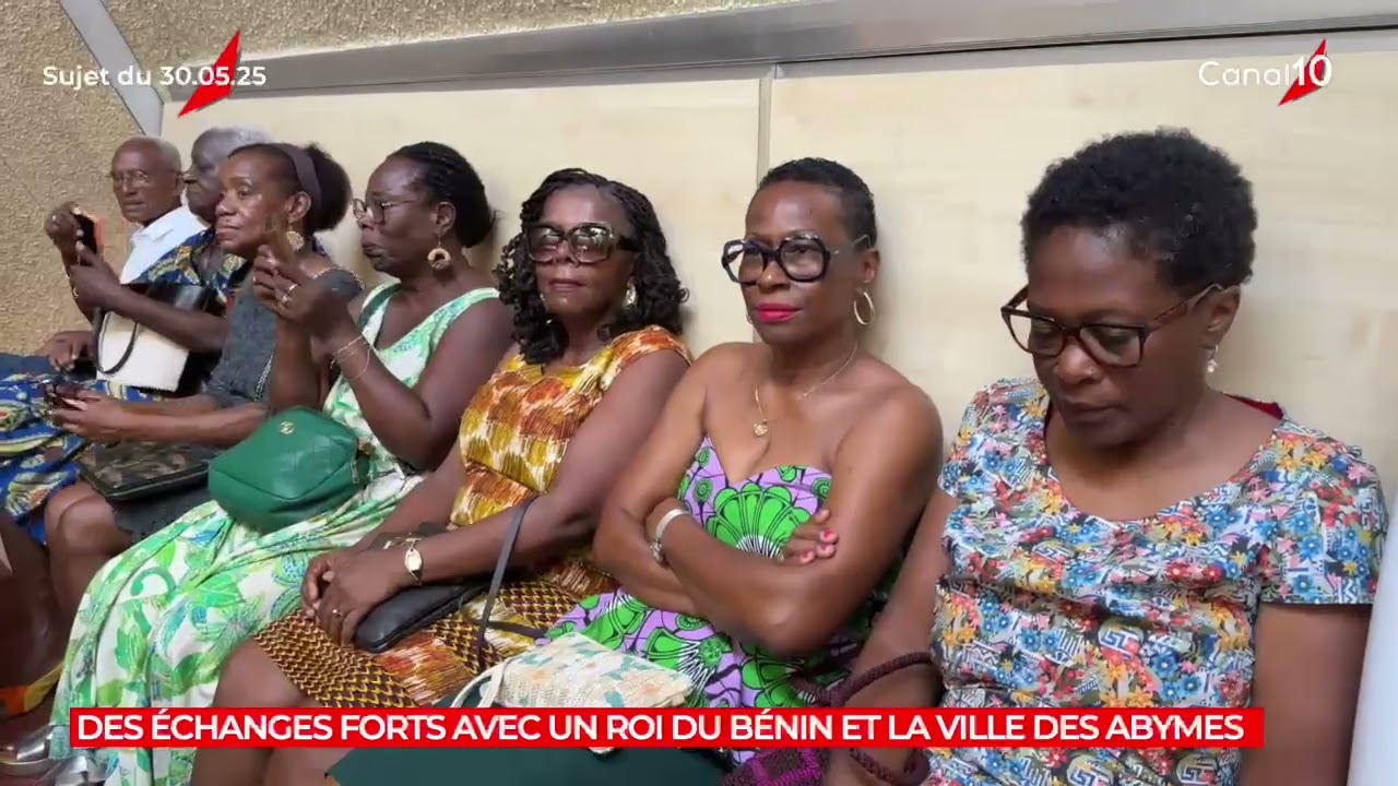 Abymes, Visite de sa majesté Togbé AKATI II, roi de Comè ville du Benin.