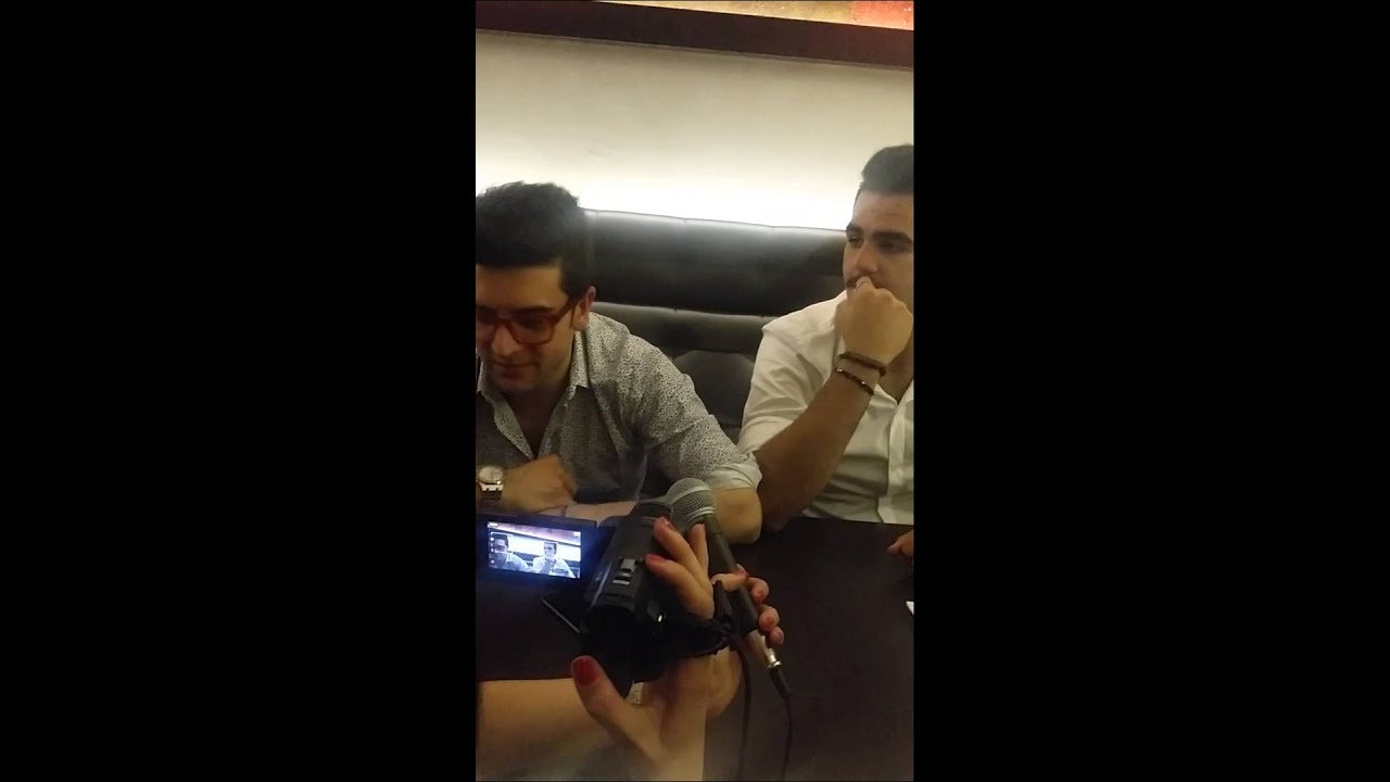 Il Volo Auditorium Parco della Musica - Auditorium Cavea, Roma, Italia Intervista post concerto
