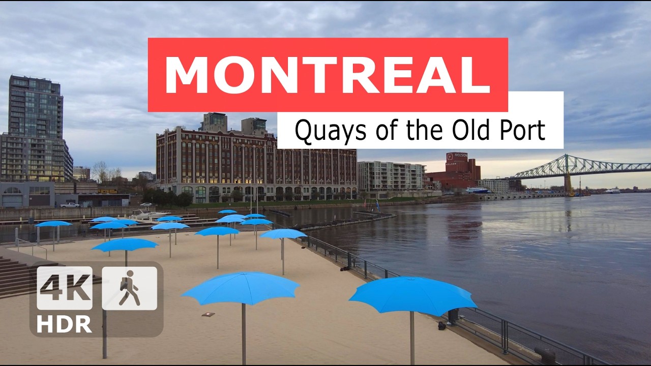 [ 4K ] Morning Walk at The Quays of the Old Port of Montreal | Quebec, Canada 2025 🇨🇦