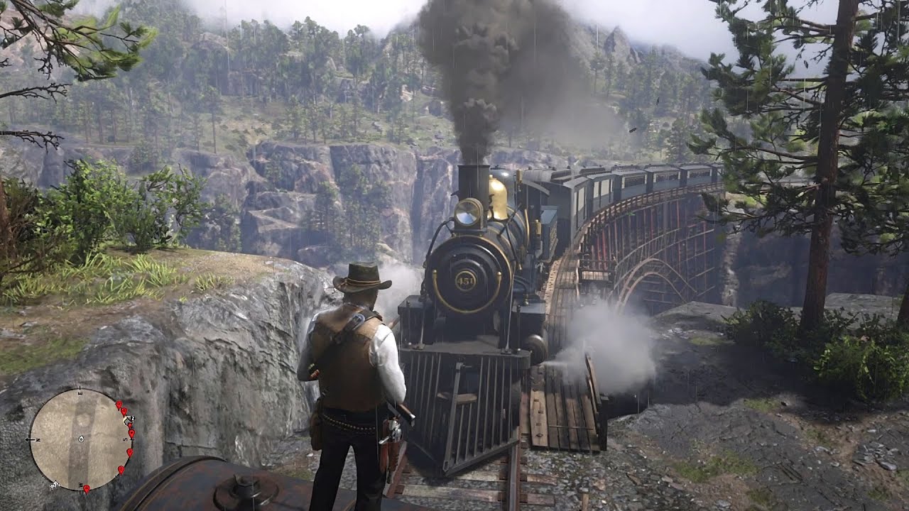 RDR2 - Here's How Players with High Honor Rob Trains