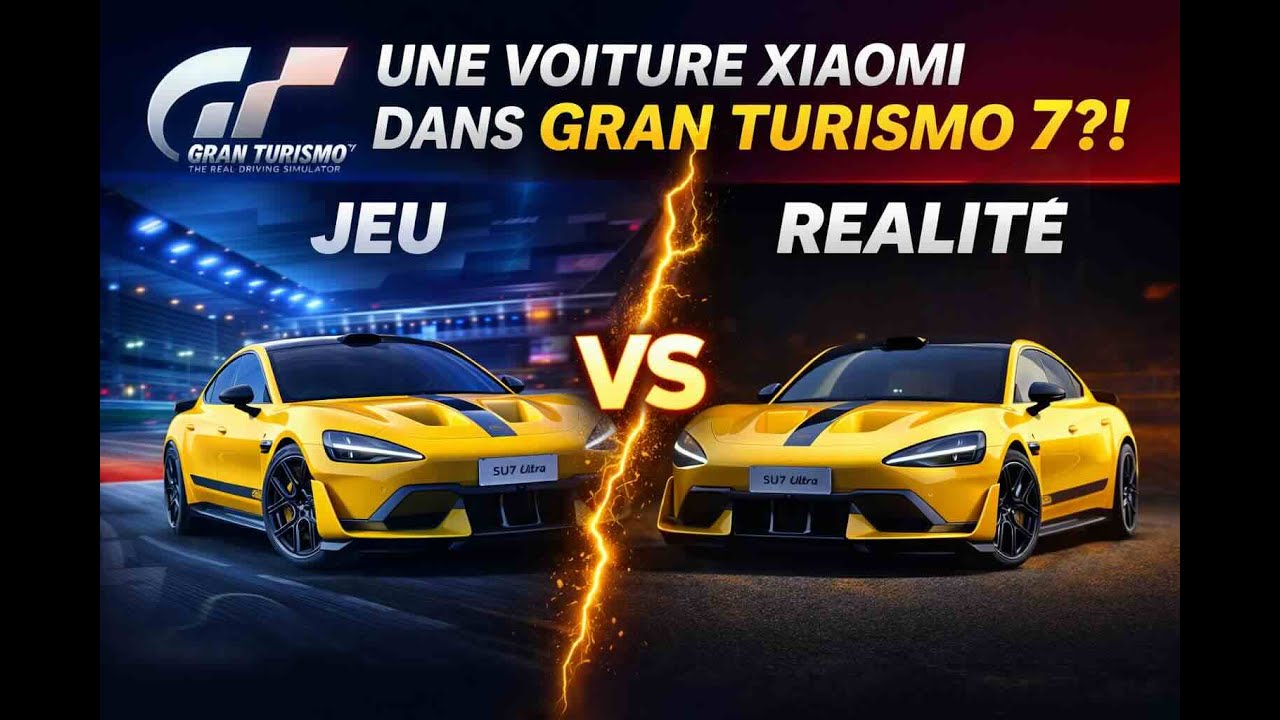 Une voiture Xiaomi dans Gran Turismo 7 ?! Le monde auto vient de basculer