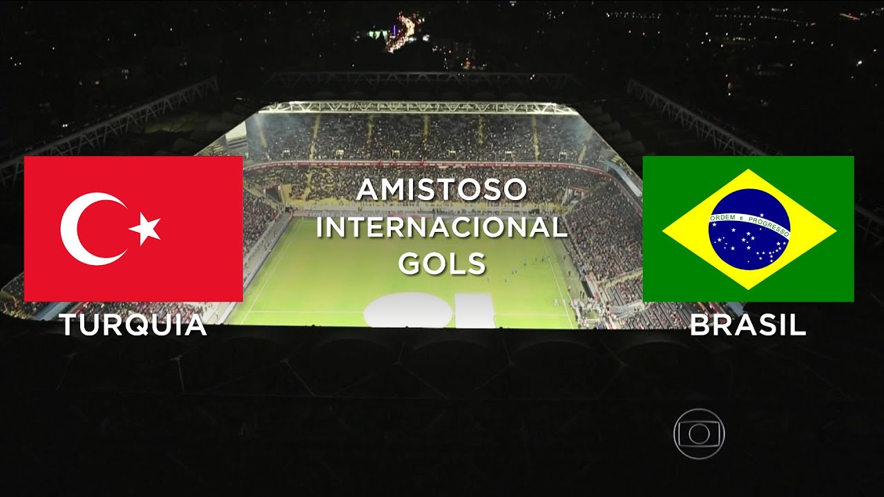 Gols - Turquia 0 x 4 Brasil - Amistoso Internacional - 12/11/2014