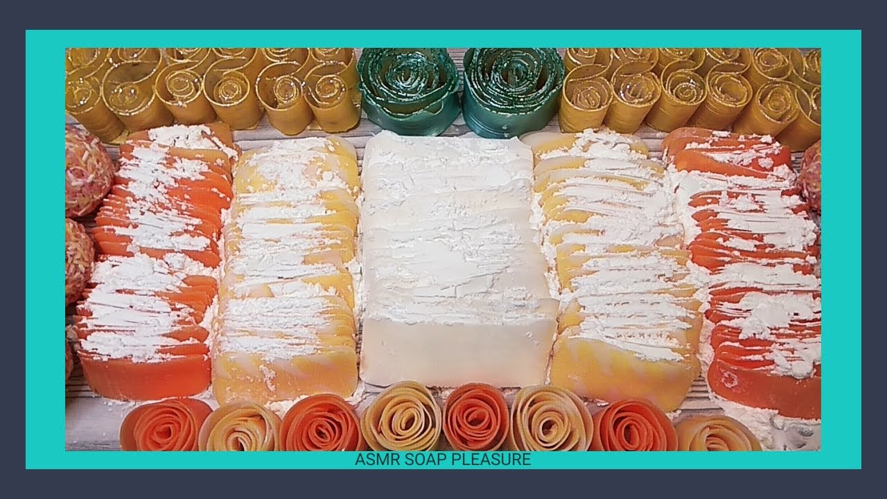 ASMR dry soap crushing.Relaxing soap crushing.Soap ASMR no talking.
