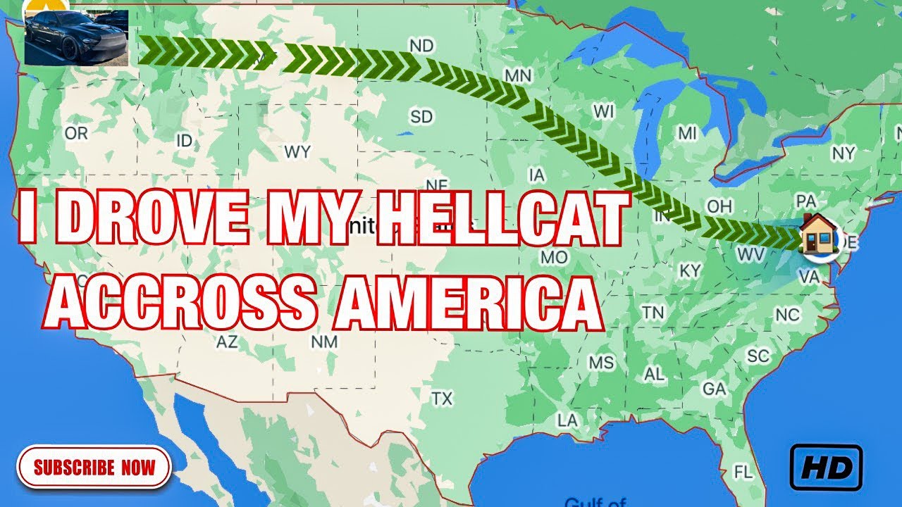 Road Trip from WASHINGTON STATE TO MARYLAND IN MY 2020 DODGE CHARGER HELLCAT WIDEBODY