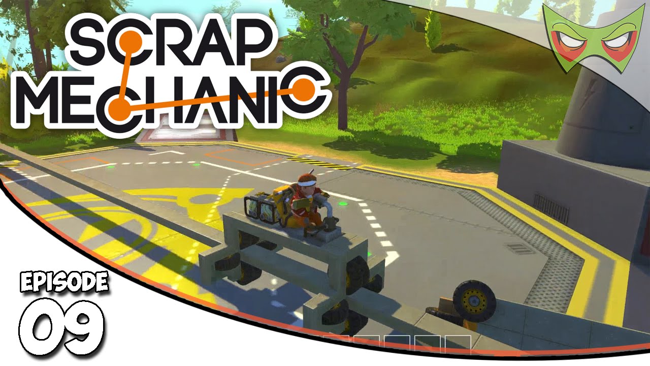 Scrap Mechanic Gameplay - Ep. 09 - Monorail System! - Lets Play