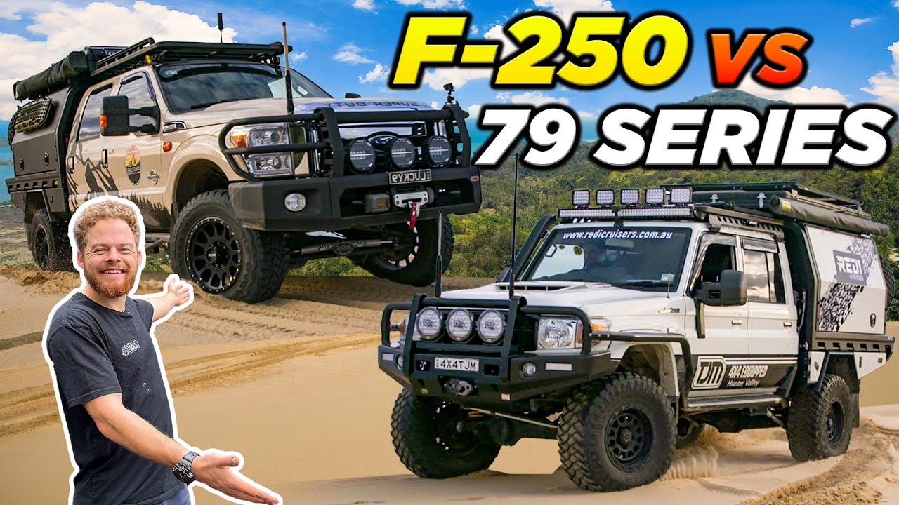 Land Cruiser за 250 000 долларов против F-250! Совместный тест лучших полноприводных автомобилей ...