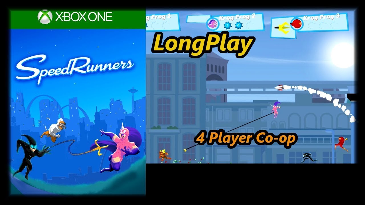SpeedRunners - Longplay 4 Player Co-op Gameplay (No Commentary)