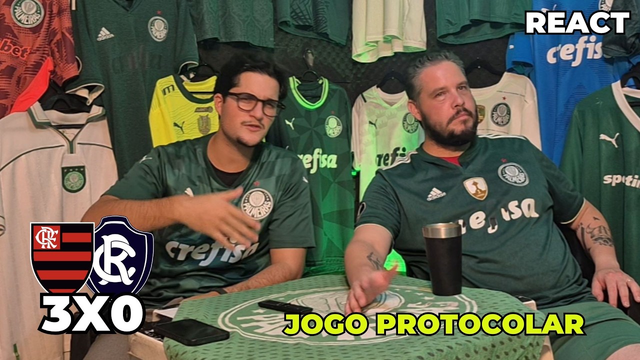 REACT FLAMENGO 3X0 REMO | JOGO CONTROLADO E FLA COLADO NA LIDERANÇA - BRASILEIRÃO 2026