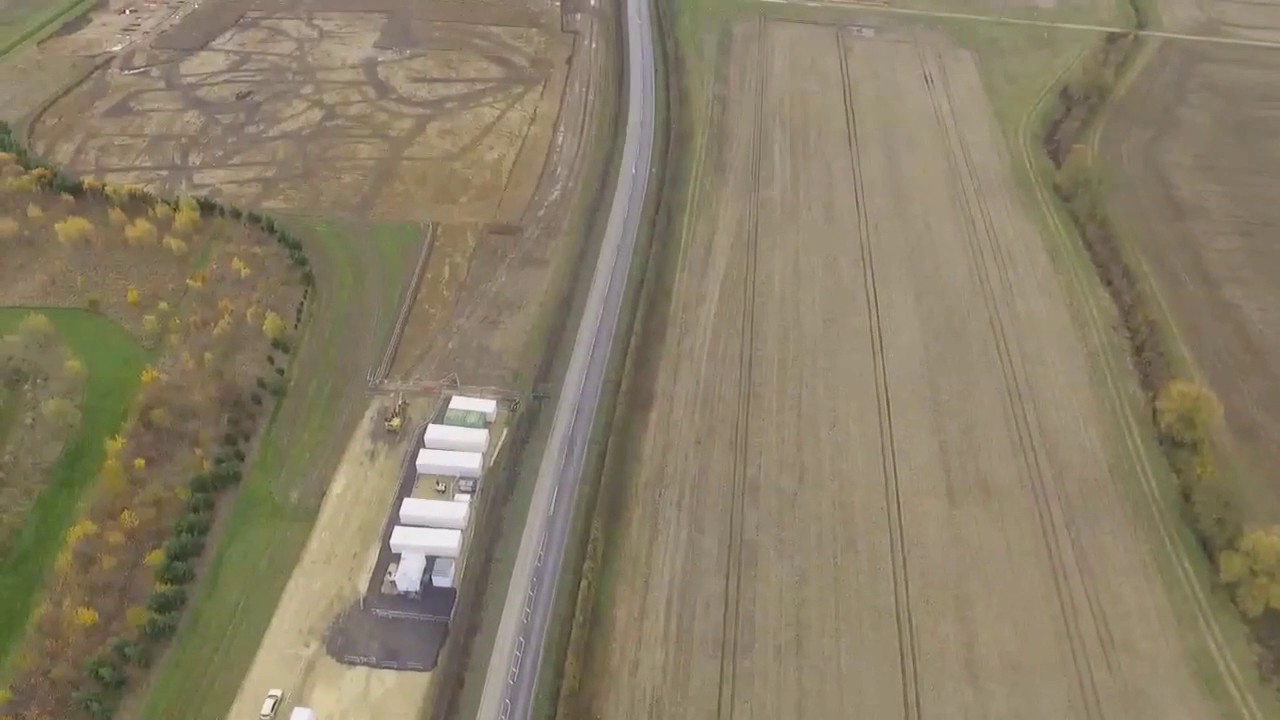 Bar Hill to Longstanton B1050 with drone