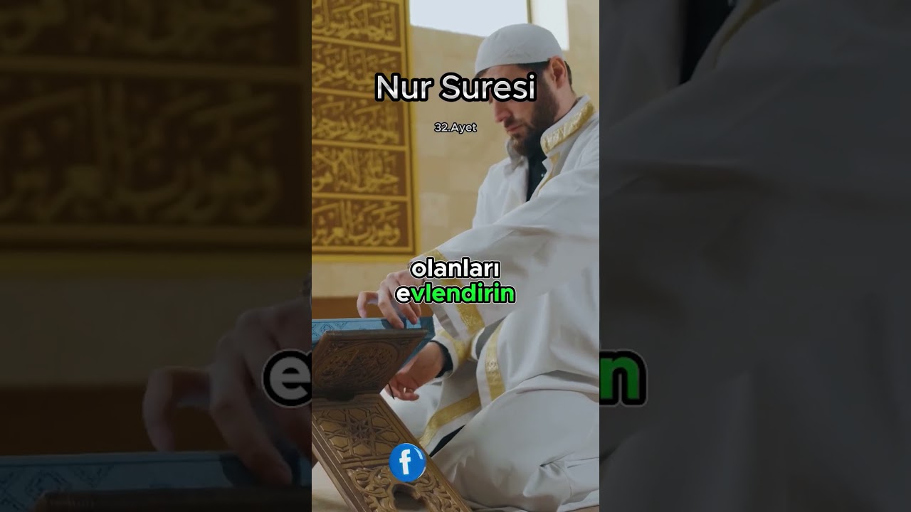 Nur Suresi meali 32.Ayet Surenin tamamı kanalımda #kuran #quran #muslim #islam #namaz