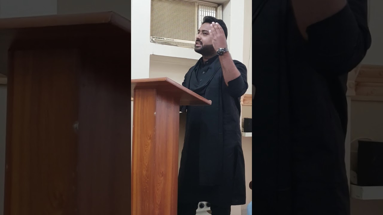 Zain Shakeel in Baab e Adab Mushaira at Academy of letters Islamabad