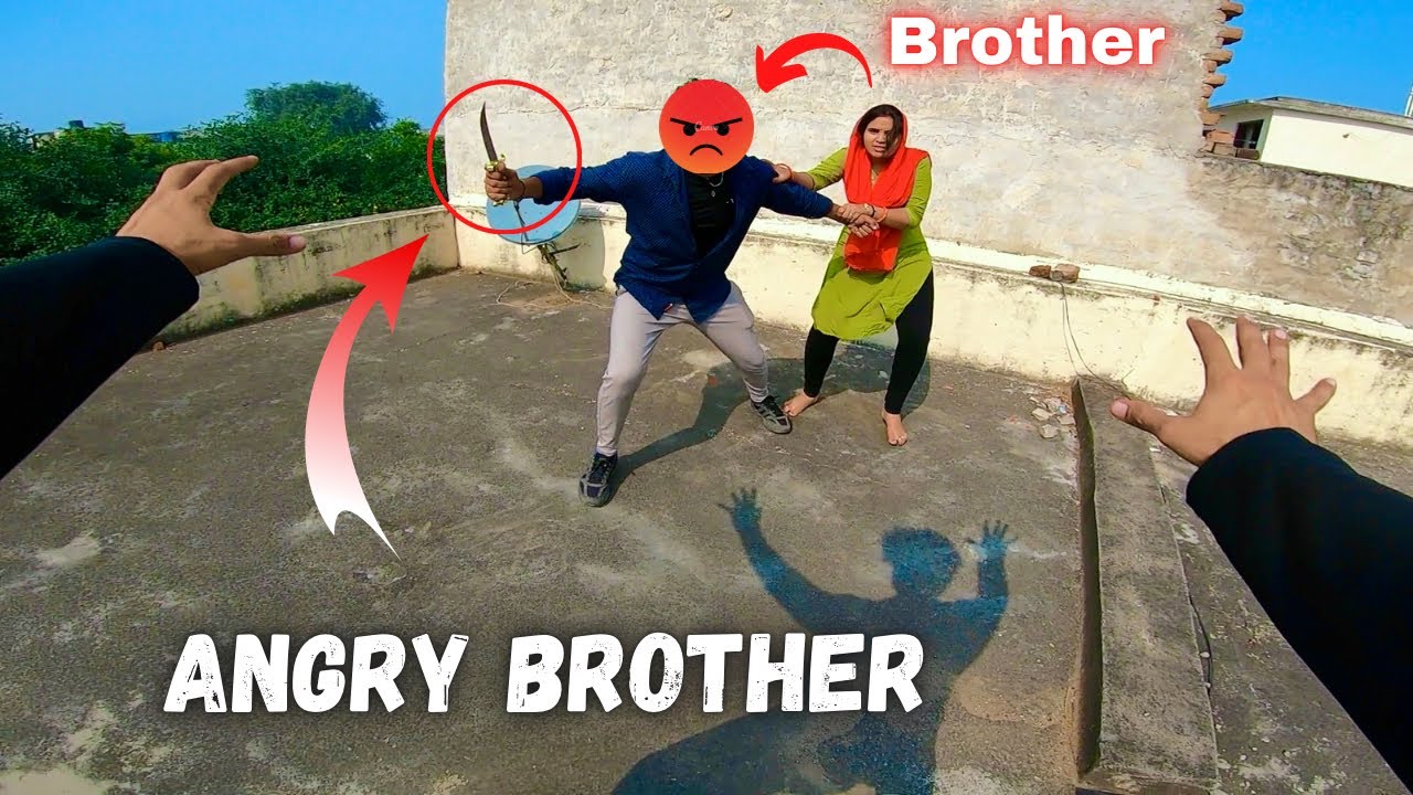 Escape Angry Brother | Parkour POV Chase | Parkour Escape | Indian Parkour | Flyingmeenaboi