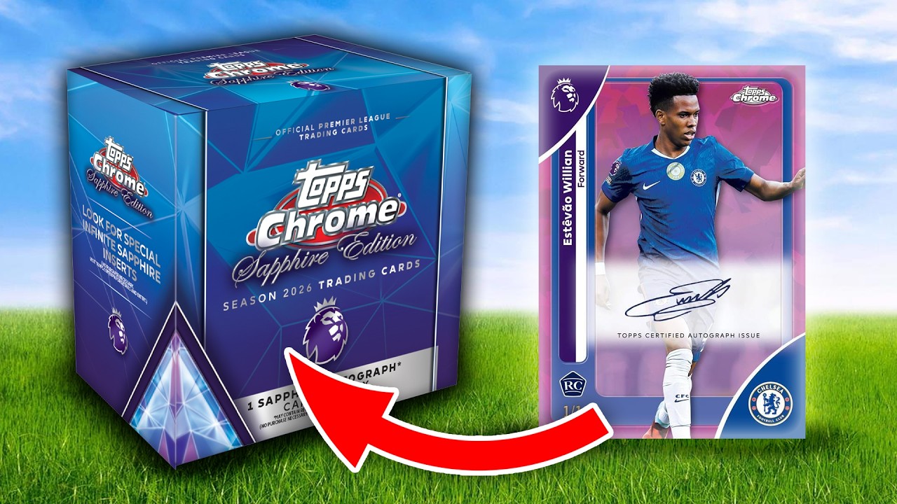 I Packed A HUGE 1 OF 1 AUTOGRAPH In Topps Premier League Sapphire!