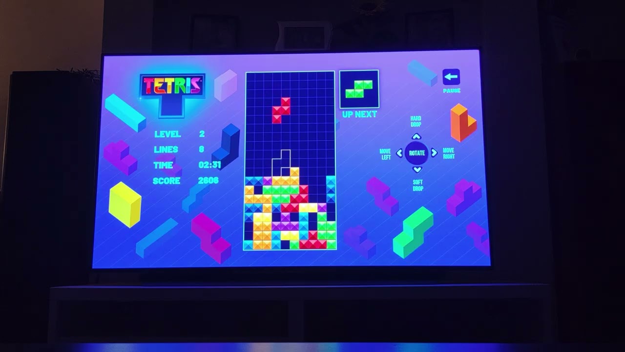 Tetris - WebOS Gameplay (LG Content Store) [Live]