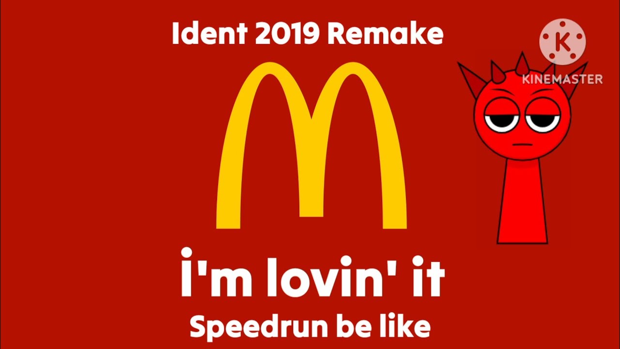 McDonalds ldent 2019 Remake Kinemaster Speedrun 16x Speed
