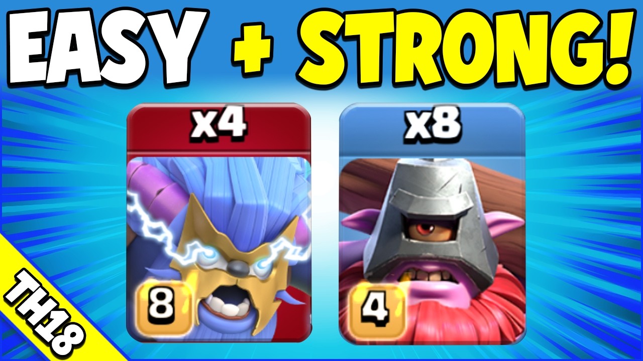 Best TH18 Attack Strategy AFTER July Balance Changes! (Clash of Clans)