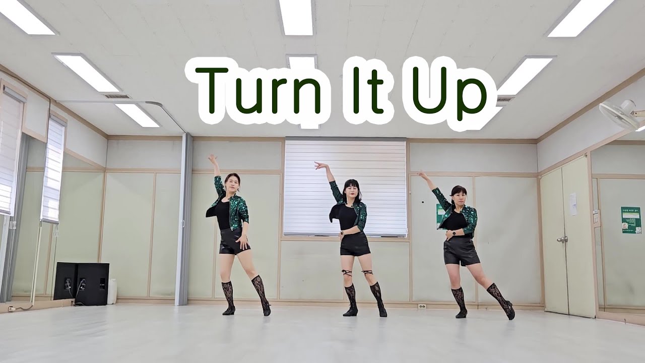 Turn It Up line dance (Improver)#anhyeyounglinedance #안혜영라인댄스