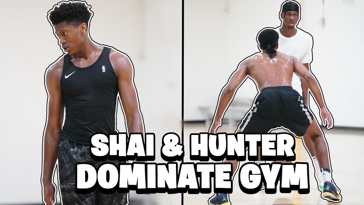 Shai Gilgeous-Alexander and De'Andre Hunter dominate open gym