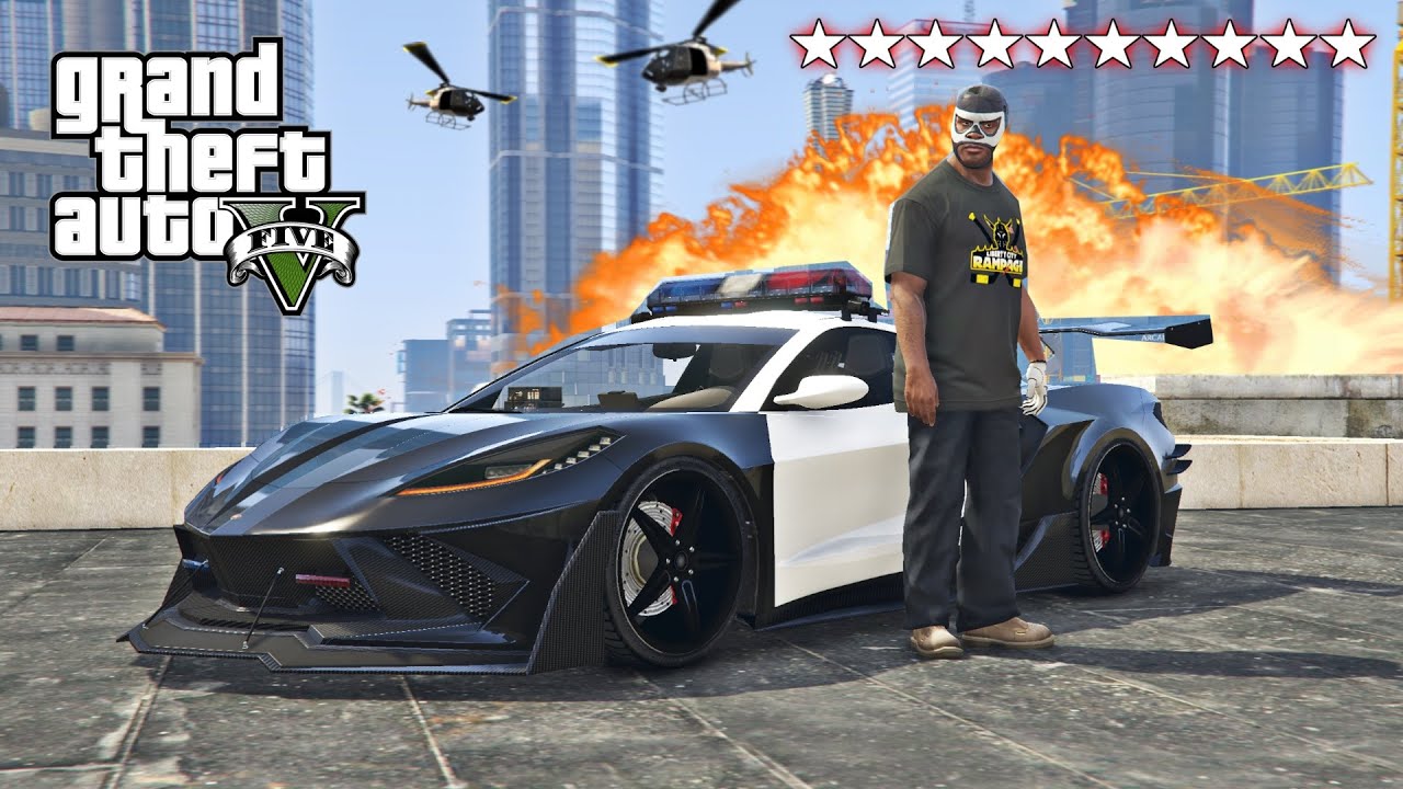 ECHAPPER à 10 ETOILES de police avec TOUS les nouveaux VEHICULES sur GTA 5 !