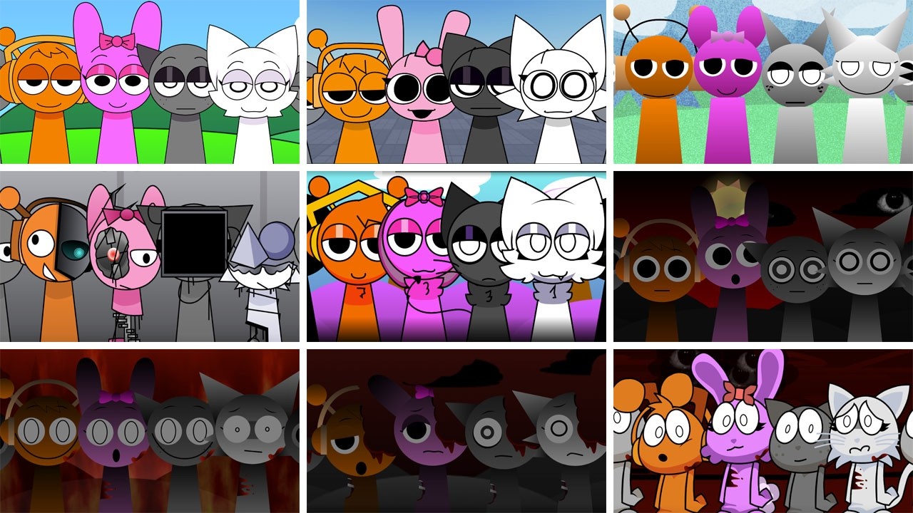 Incredibox - Sprunki but LOVE COUPLES in ALL Different Mods