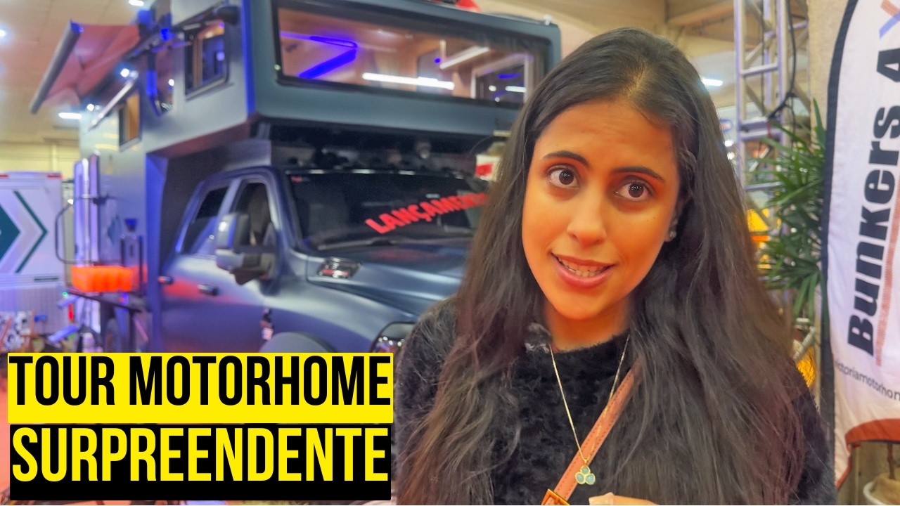 Tour no MOTORHOME lançamento 4x4 na DODGE RAM! Fomos na EXPOMOTORHOME!