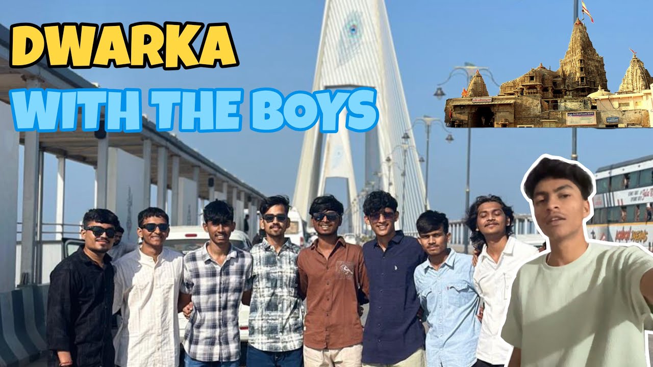 DWARKA KW LIYE NIKAL GAYE 🦚⚜️PART-1 | I AM GO TO DWARKA WITH COLLEGE FRIENDS 