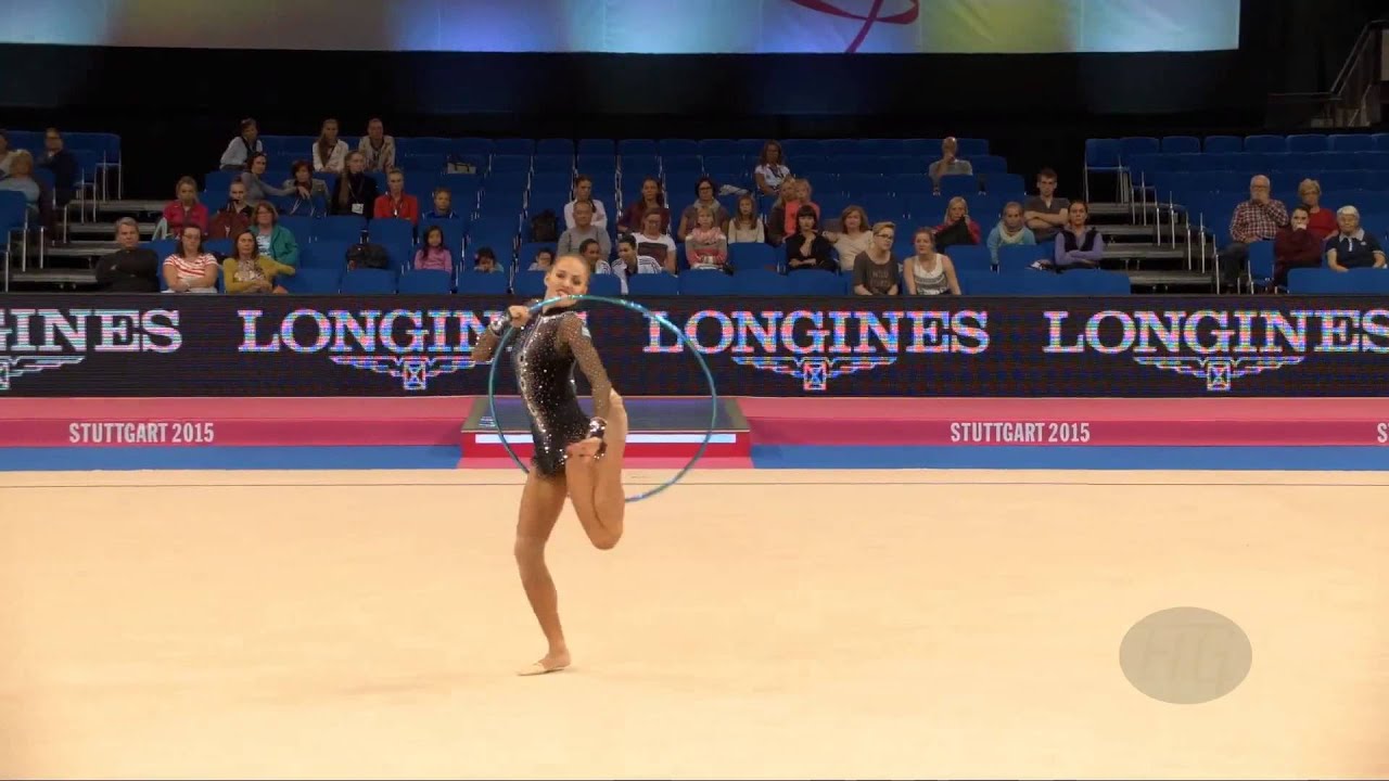 NAZARENKOVA Elizaveta (UZB) – 2015 Rhythmic Worlds, Stuttgart (GER), Qualifications Hoop