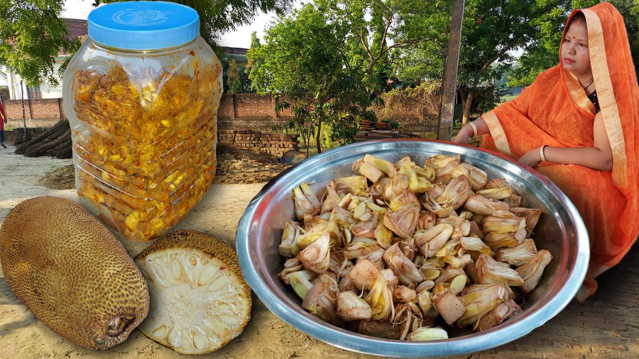 कटहल का अचार बनाने का ऐसा नया तरीका कि सालों साल खराब ना हो | Kathal ka Achar / Jackfruit Pickle