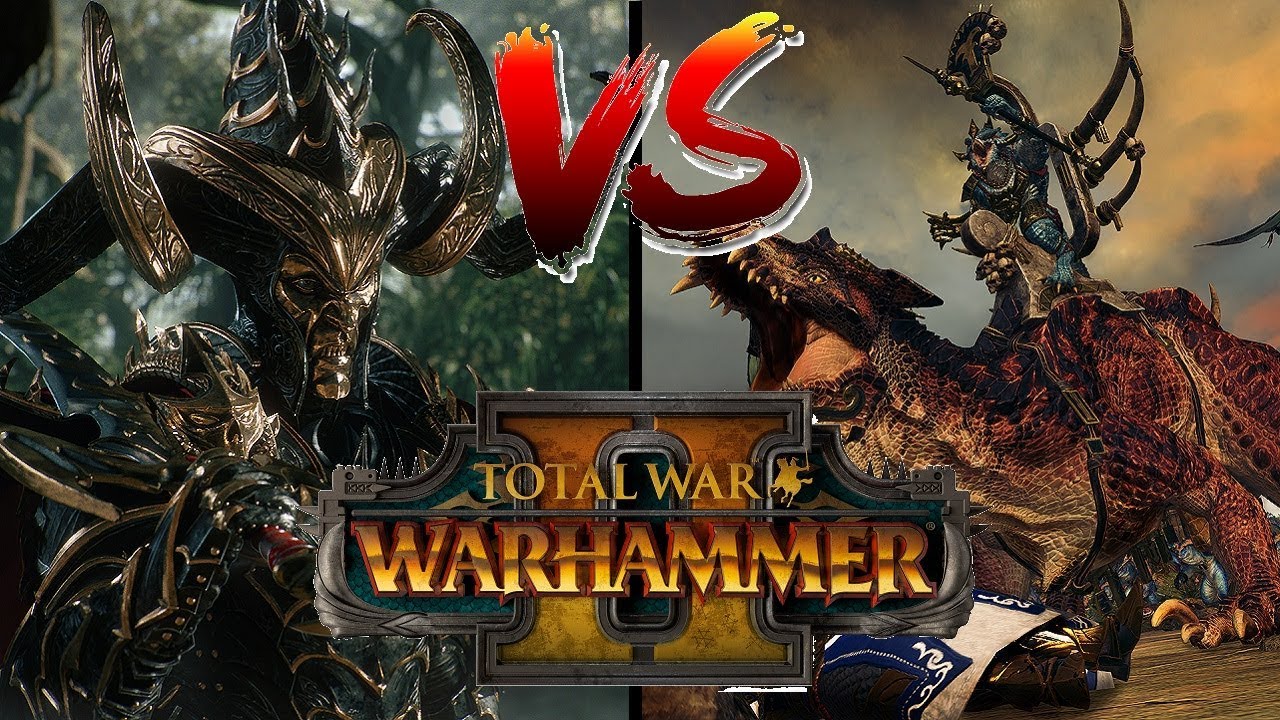 Dark Elves vs Lizardmen | Total War Warhammer 2 Multiplayer Showcase