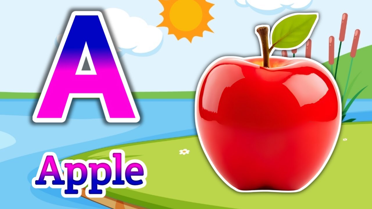 एप्पल 0019. 🍎A for Apple, B for Ball, C for Cat | A to Z Alphabet with Pictures🍎Alphabet Song