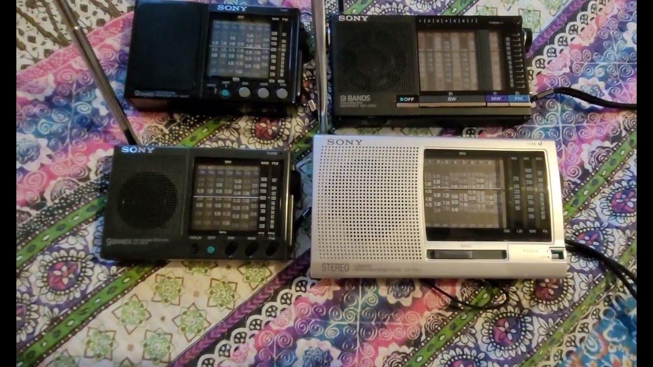 sony icf sw-20, sw22, icf 5100 and sw11 comparison. sony icf 5100 🏆