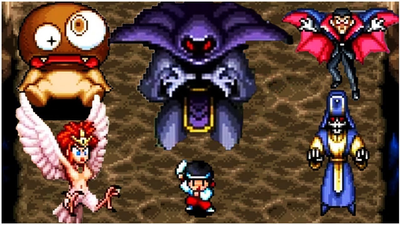 Kiki Kaikai Nazo no Kuro Manto - All Bosses (Snes)