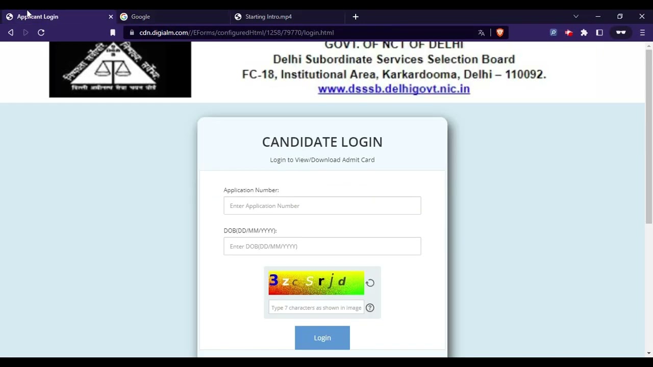DSSSB Answer Key 2022 (Released) for Various Posts - Download DSSSB 2022 Answer Key PDF Here